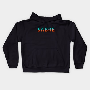 sabre sport typography T shirt fencing fence Kids Hoodie